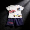 Boys Summer Cotton Casual Shorts And Tshirt Set For Kids Ages 3 To 8