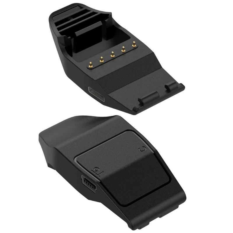 Backup Charging Station Charger Dock Adapter Base for TT15 TT10 Dog Pet Collars Compatibility Type C Port Black