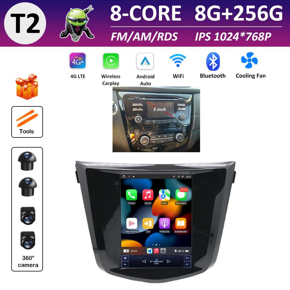Bluetooth for Nissan Qashqai J11Nissan X-Trail 3 T32 2013 2014 2015 2016 2017 Android OS IPS Touch Screen Auto Tools No 2 Din 4G