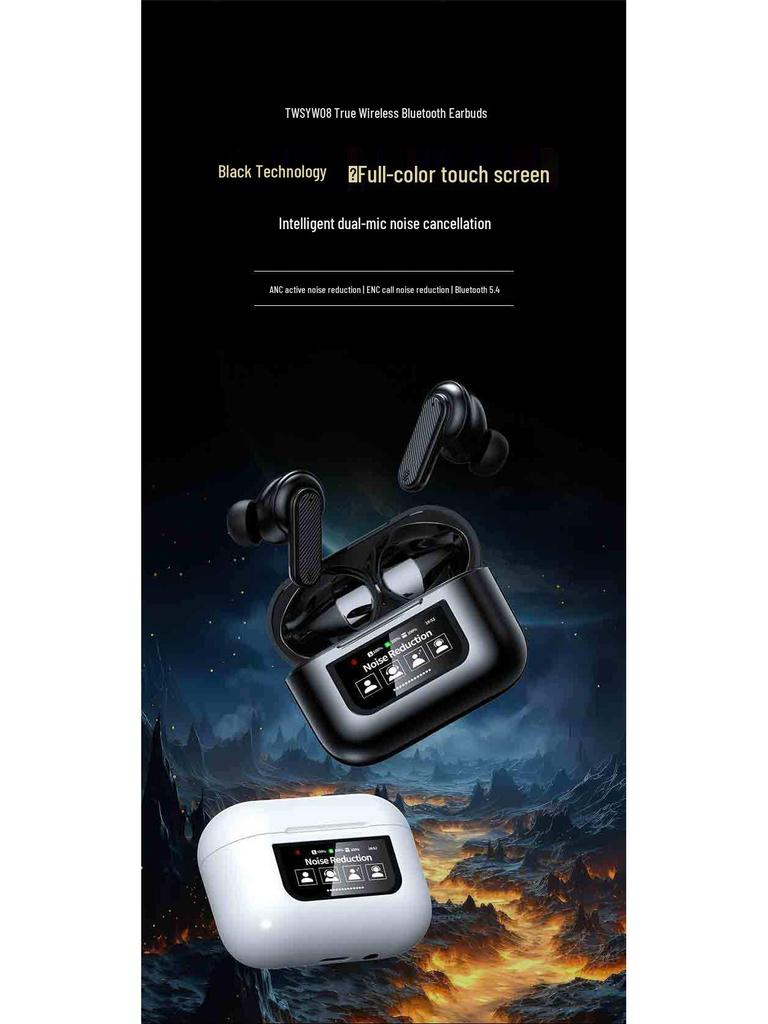 Smart Home TWS Bluetooth Earphones: Noise-Canceling, Low-Latency, In-Ear Audio for Gaming & Entertainment