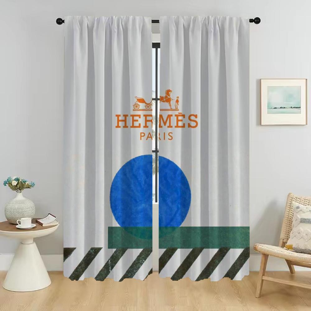 H-hermes Schaduwgordijnen voor Slaapkamer Raamgordijn voor Kamer 2 Panelen Home Interieur Gordijnen Scheidingswand Halloween Decoratie Kind W86xH137cmx2pcs-CL