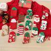 Kawaii Christmas Socks Autumn Winter Thicken Warm Mid-tube Plush Women Socks Coral Fleece Cartoon Homewear Floor Sleeping Socks