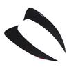 2 Pcs Rear Bumper Spoiler Air Vent Cover Glossy Black Lower Air Vent Cover Trim Frame Replacement
