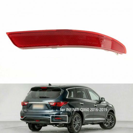 For-INFINITI QX60 2016-2017 2018-19 Right Passenger Rear Reflector Light Bumper