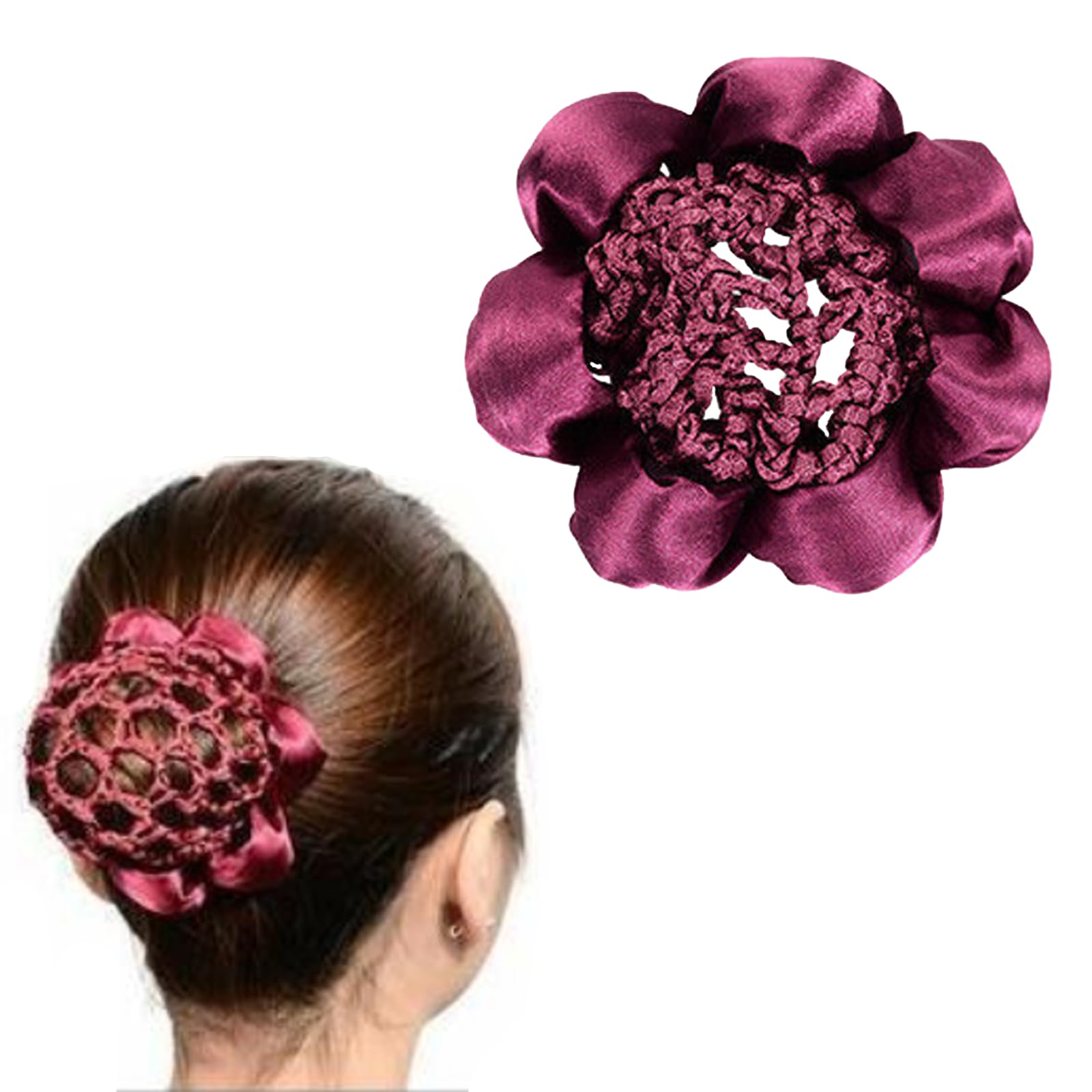 Hair Net, Bundled Hair Net, Hair Elastic Scrunchie Net, For Adults, Nurses, Empty Uniforms,