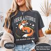 Feral And Sterile T-Shirt Funny Hysterectomy Shirt Cute Fox Tee Recovery Mom Gift Cancer Support
