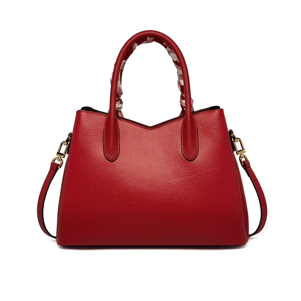 Genuine Leather Bag for Women Warm Shoulder Bag for Ladies Real Skin