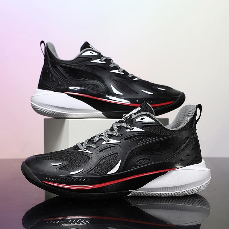 Flash cushioning white basketball shoes student sharp blade actual combat high school entrance examination breathable sports shoes