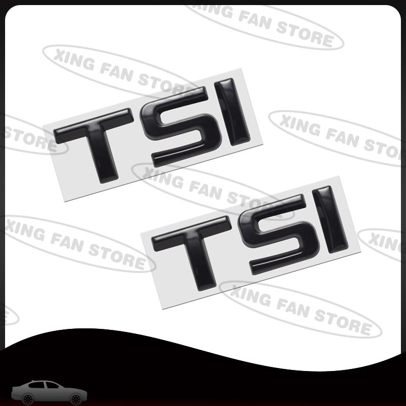 yngcr0 Auto Styling TSI Emblem Car Rear Trunk Badge Decal Body Sticker For Skoda Octavia 3 2 Superb Karoq Fabia Yeti Kamiq Accessories
