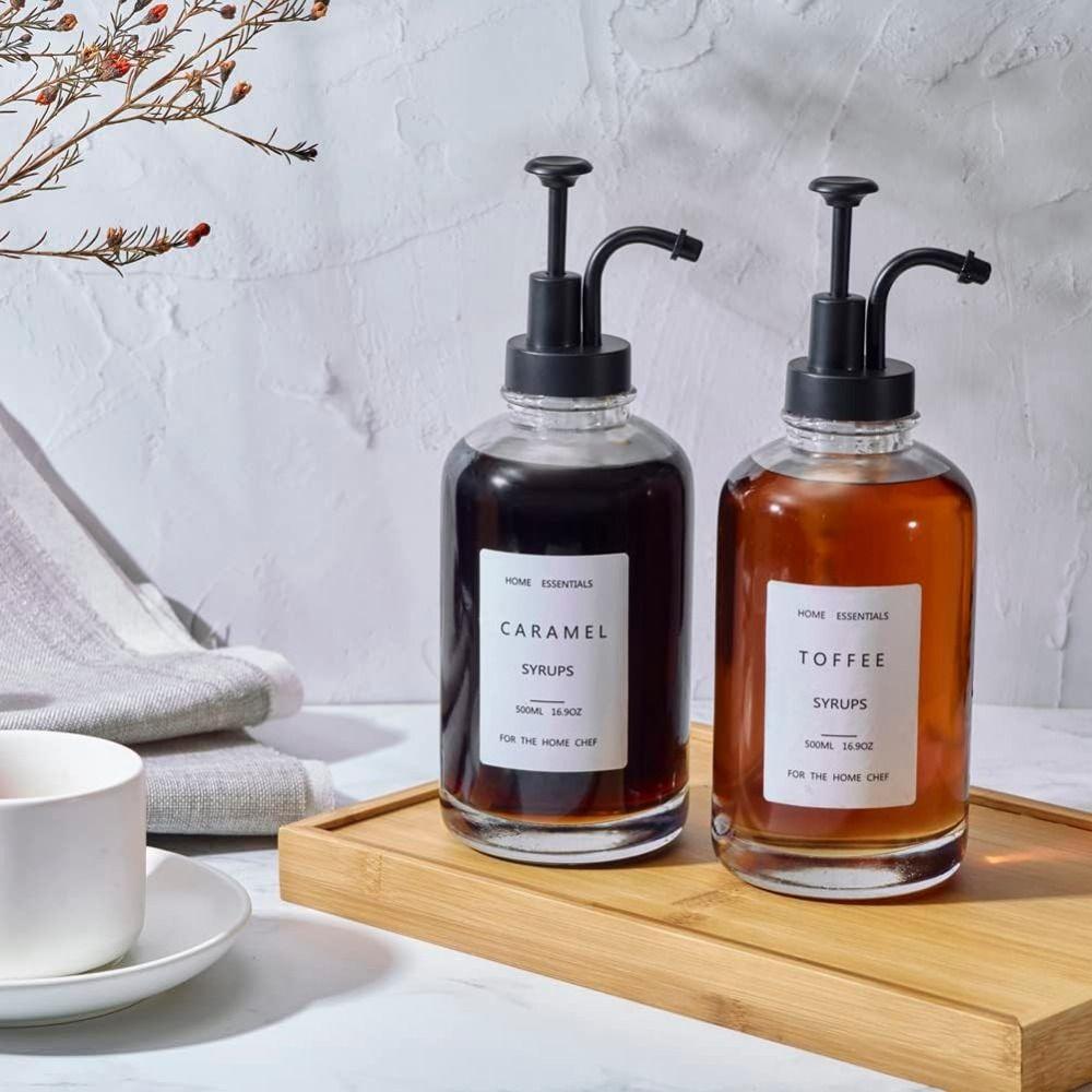 Precise Dispensing 16 Oz Coffee Syrup Dispenser Upgraded Pump Hand Soap Dispenser  Station