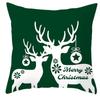 Christmas Elk Pillow Cover Home Gift Cushion Cover Fabric Sofa Pillow Cover