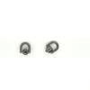 Zinc Alloy Ear Buckle Monk Head Ring with Nipple Stud for Phone Cases