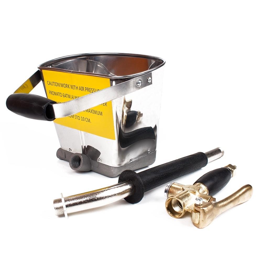 Mortar Cement Spray Guns with Bucket Wall Sprayer Plaster Sprayer Cement Spray Guns Concrete Plaster