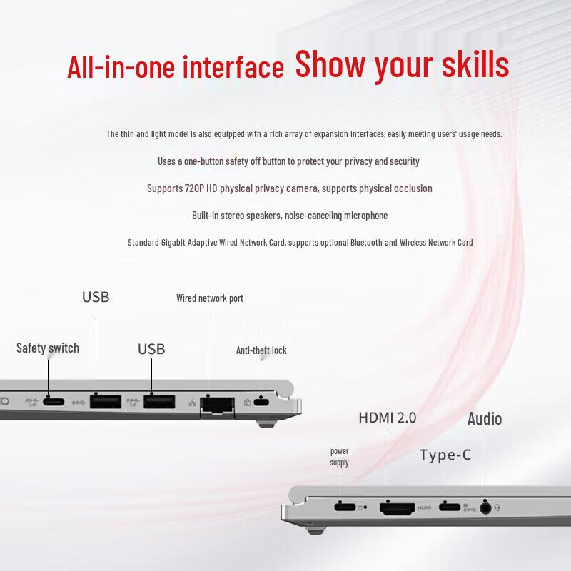 Lenovo Zhaoyang CF4720J Xinchuang Laptop (CN version)