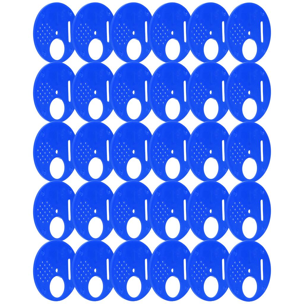 30 Stück Bienenstock Tür Eingangsscheibe Kunststoff Rund Ausstieg Belüftungstor Imkerei Zubehör Blau