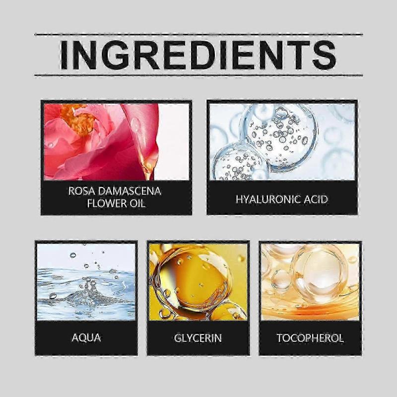 100ml Hyaluronic Acid Serum ,Facial Care for Men and Women,Anti-aging Hyaluronic Acid Serum with Rose oil