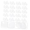 ULDIGI Clear Baby Shoe Display Plastic Shoe Maintain Shoe Prevent for Home Stores 100-Pack Stands, Holders, Shape, Wrinkles,