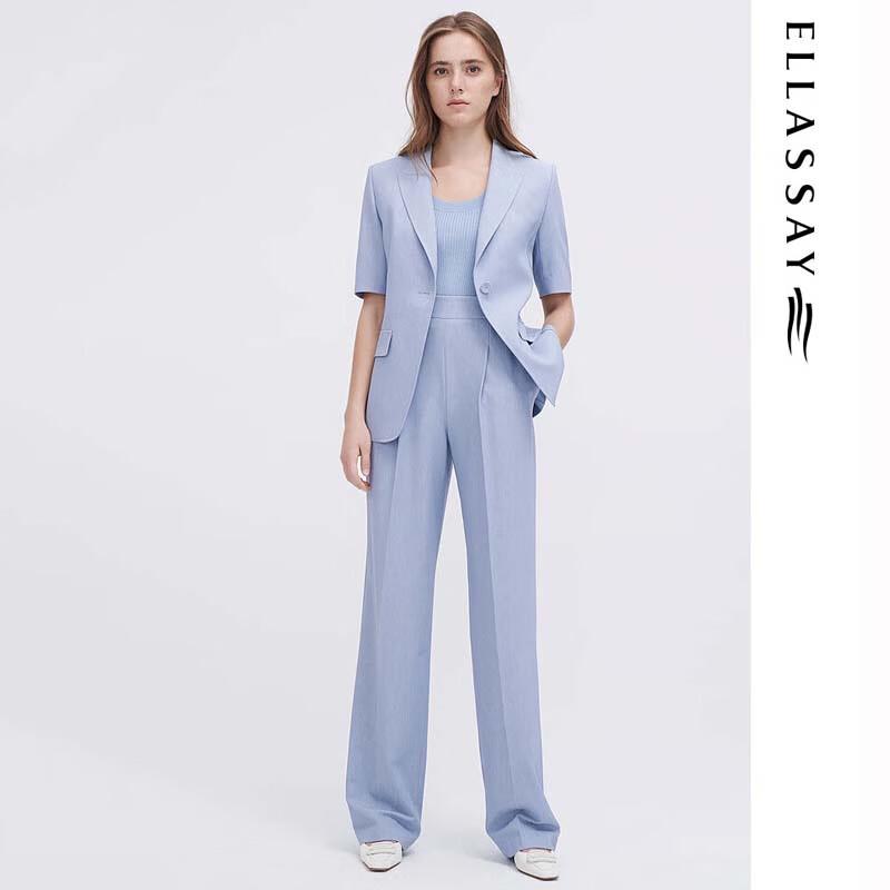 ELLASSAY Women's Minimalist Short-Sleeve Knit Top EWE342M05800