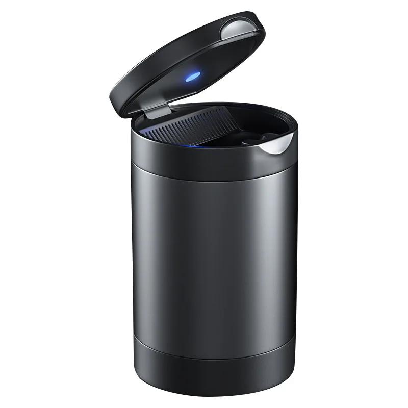 Multifunctional Car Ashtray for Car LED Lighted Alloy Creative Cup Seat Ashtray Car Interior Automotive Interior Accessories