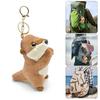 Lovely Otters Pendant Keychain Plush Animal Keyring Accessory Fashionable Bag Charm Stylish Ornament for Phone Wallet