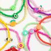 12-Piece Bohemian Rainbow Clay Fruit Bracelet Set: Strawberry, Watermelon, Grapefruit