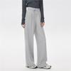 GIORDANO Women's Knit Elastic Pleated Wide-leg Sweatpants