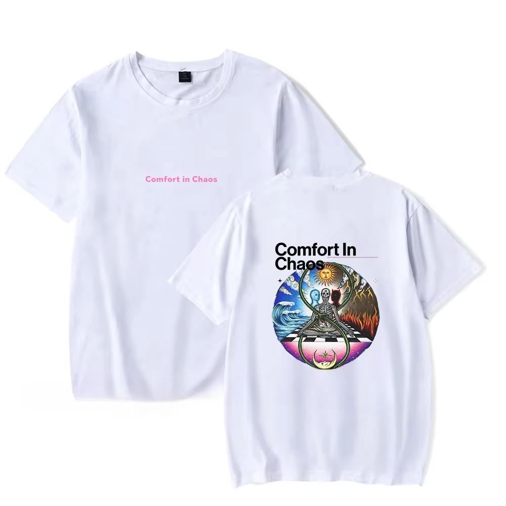 John Summit Tričko Tour Crewneck Streetwear Trička Ženy Muži Hip Hop Unisex Móda Oversized Ležérní Harajuku Topy Krátký Rukáv