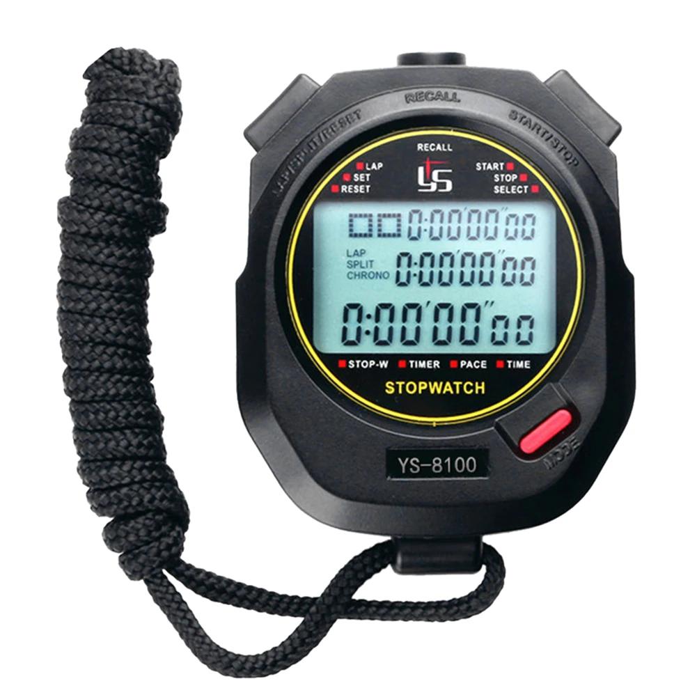 Waterproof Chronometer Handheld Pocket Stopwatch Digital Stopwatch Outdoor Sports Training Timer 0.01s Precision Timer Tools