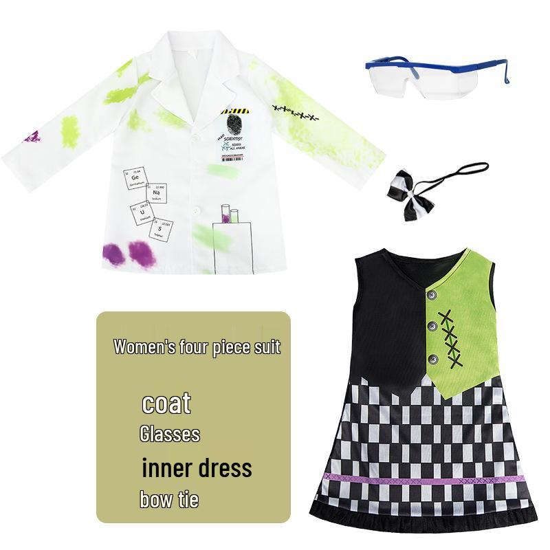Kids' Mad Scientist Kindergarten Performance Costume