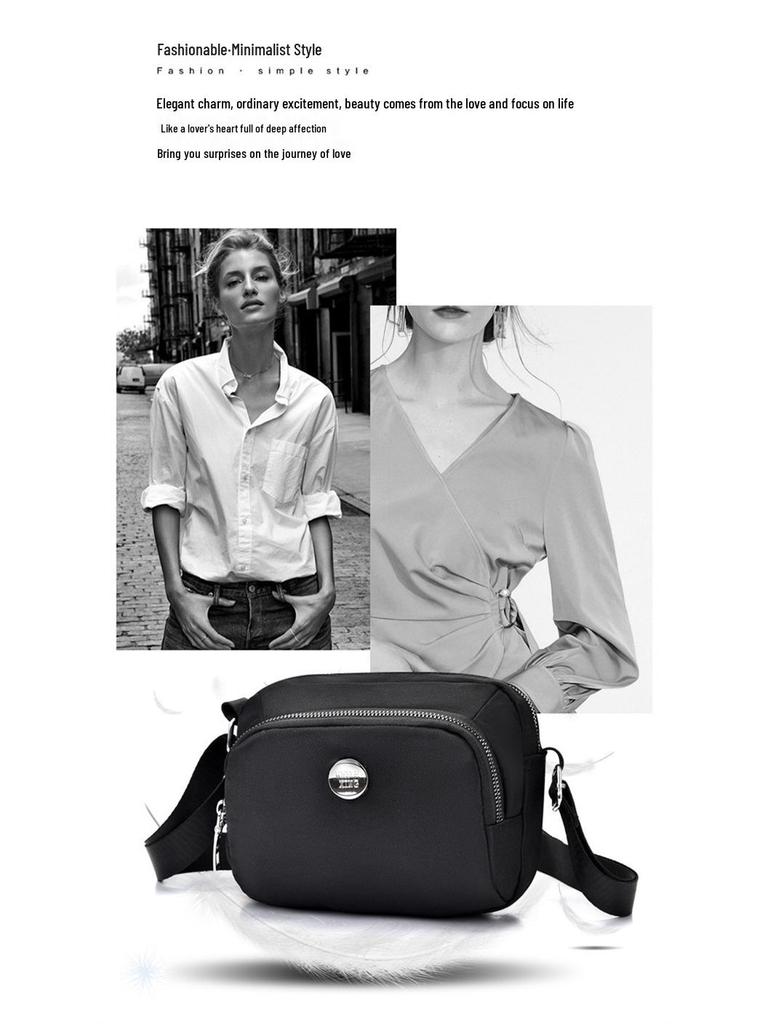 Waterproof Oxford Cloth Women's Crossbody Handbag - Casual Classic Style