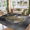 Led Zeppelin Design Crystal Velvet Rug Soft Decorative Mat for Bedroom Entrance