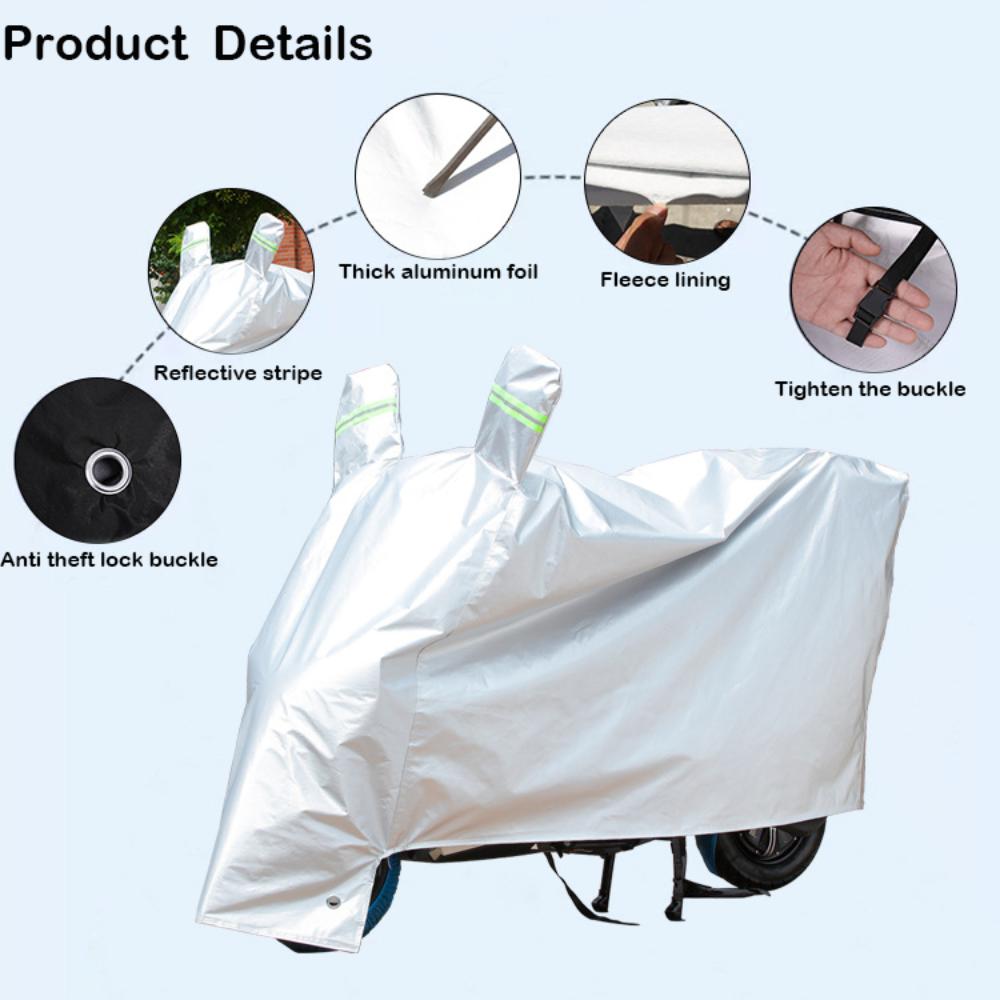 Sunproof Motorcycle Sun Visor Rainproof Motorbike Cover Universal Motorcycle Dust Cover
