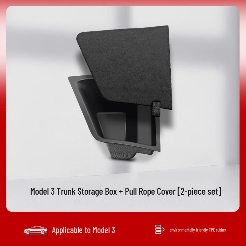 Tesla Model 3/Y Trunk Storage Box Side Organizers