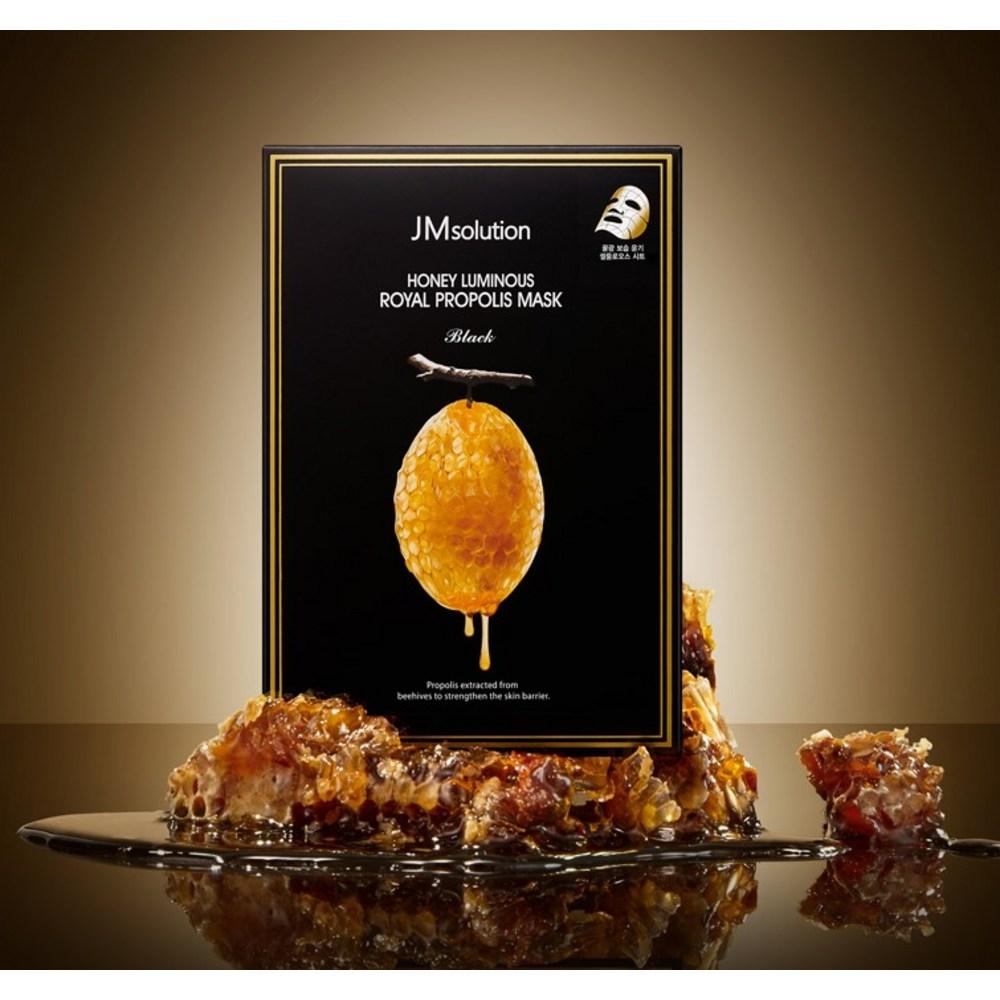 JM Solution Honey Glow Royal Propolis Mask Pack, 10 arkuszy, 1 opakowanie