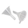 2pcs Plastic Mini Funnel Transparent Portable Multi Purpose for Perfumes Liquid Powder Essential Oils