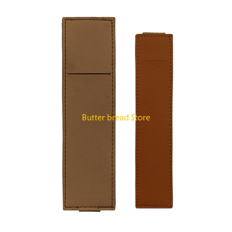 

W89C 2Pcs Leather Pencil Case with Elastic Band for Hardcover Journals Notebook коричневый