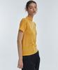 MANAVIS7 Mock Turtleneck Short Sleeve T-Shirt [Yellow]