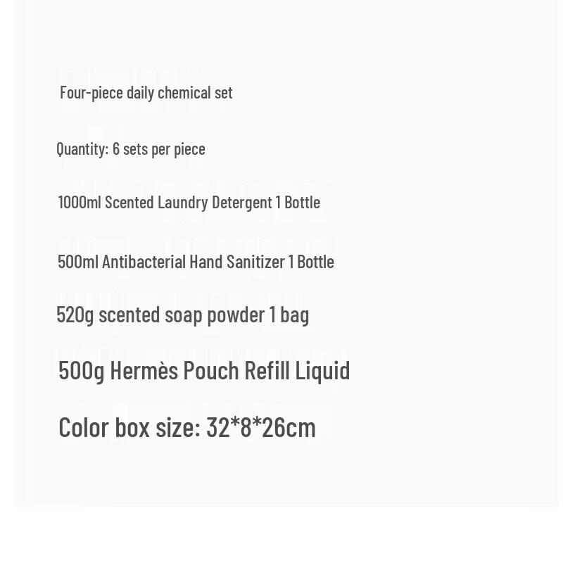 Starmey Daily Chemical 4-Piece Set