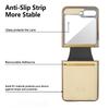 Glitter Diamond Rings Leather Plating Phone Case for Samsung Z Flip 6 5 4 3 Flip6 Flip5 Luxury Shockproof Protective Back Cover