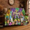 Music Game My Singing Monsters Cartoon Flannel Blanket Soft Throw Blanket for Bedroom Living Room Bed Travel Camping Picnic