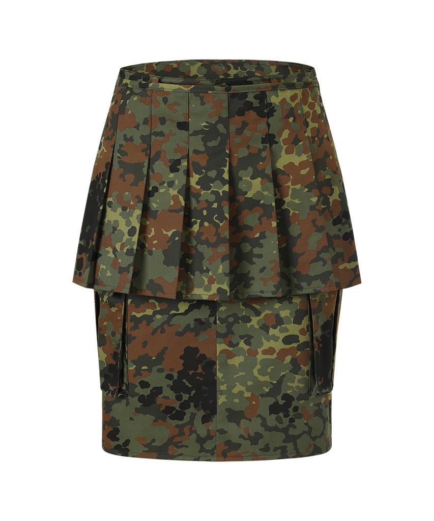 Cotton Rivers Club Cargo Skirt (Camouflage)