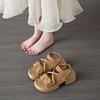 Fashion Ribbon T Strap Slippers Wholesale Beige Women Shoes Sandal Women Sneakers Sports Top Quality Brand Name High-end Funny