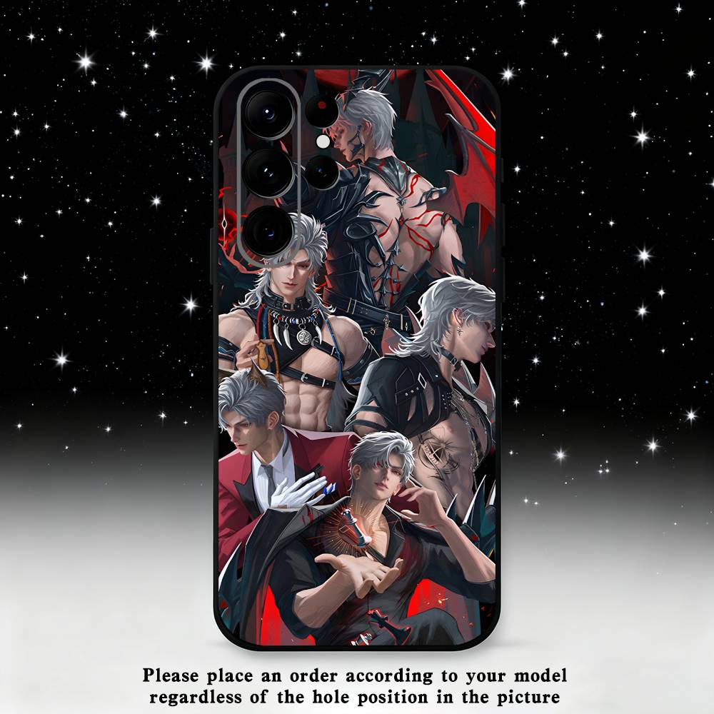 Love And Deepspace Phone Case For Samsung S25,S24,S23,S22,S21,S20,S10,Ultra,Plus,Lite,FE,Soft Silicone Black Cover
