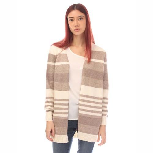 Only Womens/Ladies Lesly Striped Open Cardigan