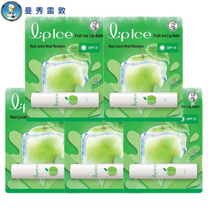 

Mentholatum Lip Ice Apple Fruit Scent 5-Pack