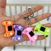 Playful Fruit Designs Gaming Keychain Creative Gamepad Keyring Lightweight PVC Key Holder Perfect For Accessories