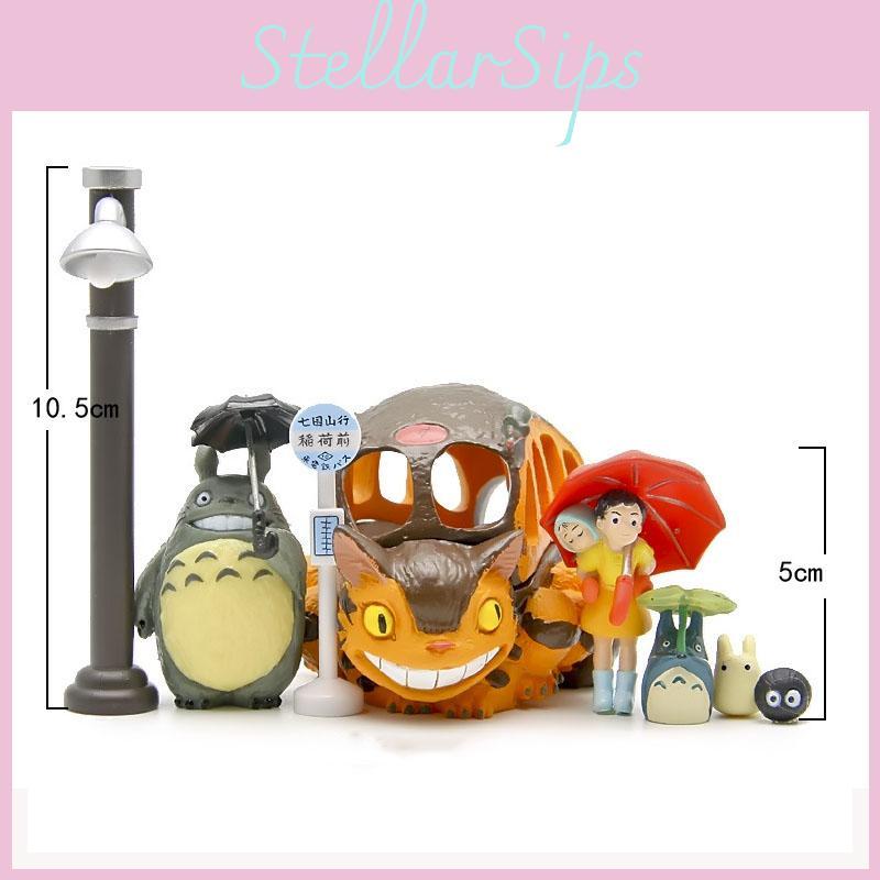 Stunning My Neighbor Totoro Pvc Mei Cat Bus Figure Set For Collectors And Fans