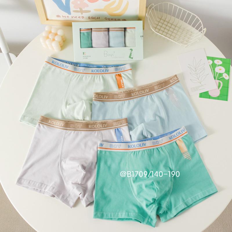 Cola Pear Boys' Boxer Briefs for Middle/High School Students and Teens