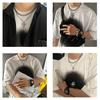 Necklace Men's Hip Hop Niche Double Layer Design Clavicle Chain Accessories Tide