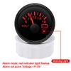 Waterproof IP67 52mm Voltmeter with Alarm Red Backlight 8~16V,18~32V Voltage for Automobile Car Marine Boat Yacht 12V24V Custom
